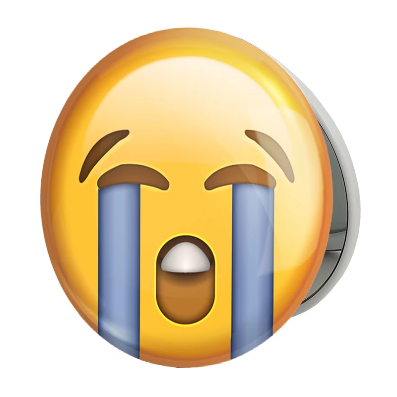 آینه جیبی خندالو طرح ایموجی Emoji مدل تاشو کد 1310 