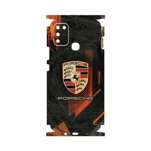 MAHOOT Porsche-Logo-FullSkin Cover Sticker for Infinix Hot 10 Play