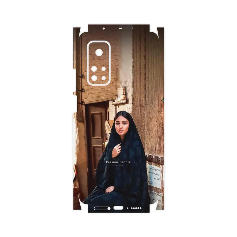 برچسب پوششی ماهوت مدل Portrait of an Iranian Woman-FullSkin مناسب برای گوشی موبایل شیائومی Mi 10T 5G