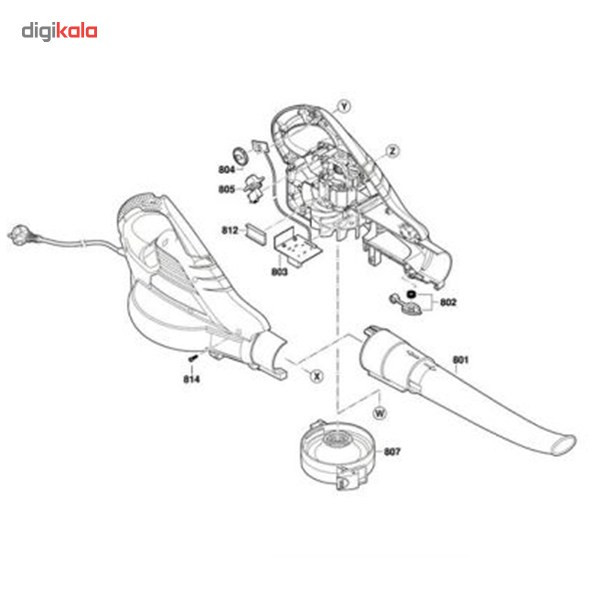 دستگاه دمنده و مکنده بوش ALS 25
