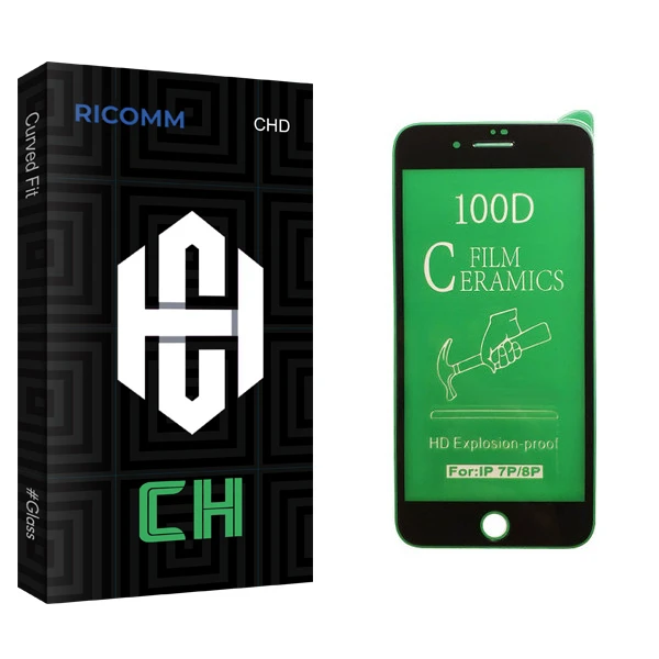 محافظ صفحه نمایش سرامیکی ریکام مدل CH glass مناسب برای گوشی موبایل اپل iPhone 8 Plus