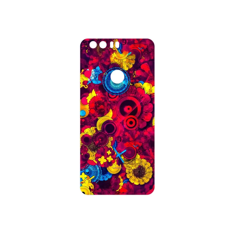 برچسب پوششی ماهوت مدل Vector Flower Garden Digital Art مناسب برای گوشی موبایل آنر 8