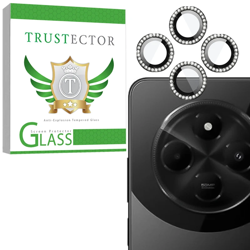 محافظ لنز دوربین شیشه‌ای تراستکتور مدل NRIT20 مناسب برای گوشی موبایل شیائومی Poco C75