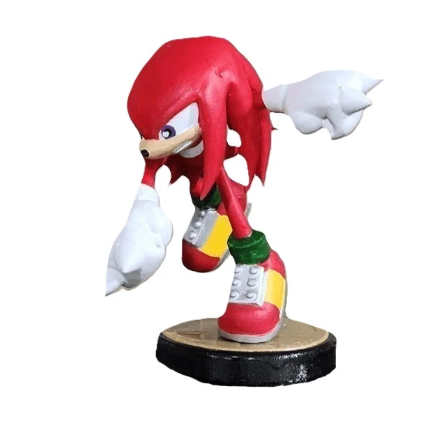 فیگور طرح سونیک مدل Nova Art Knuckles ارتفاع 15 سانتی‌متر