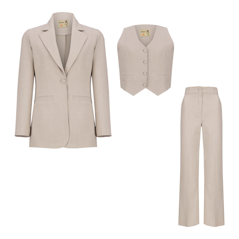 ست 3 تکه لباس زنانه السانا مدل گیلدخت کد 206908