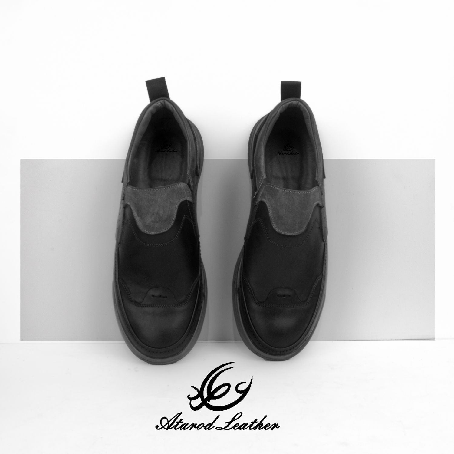کفش روزمره مردانه چرم عطارد مدل چرم طبیعی کد SH12 -  - 10