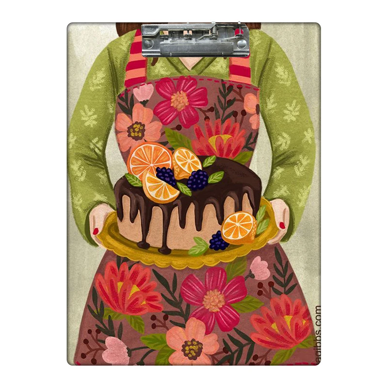 تخته شاسی طرح کیک پرتقالی کد  0335046 سایز A4