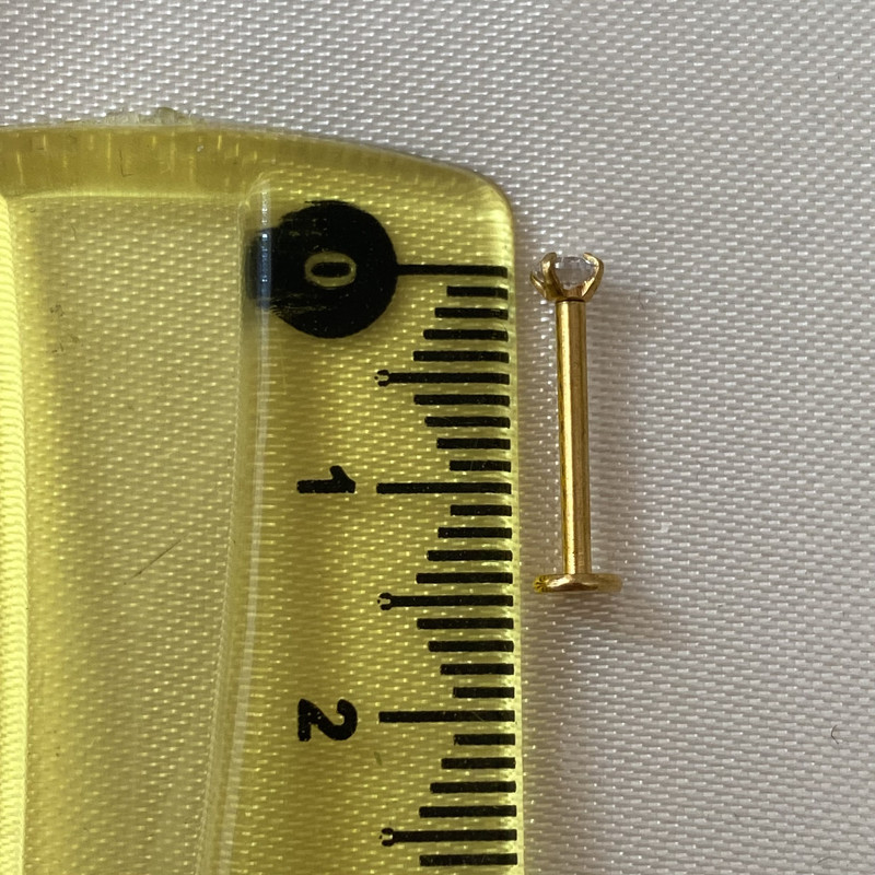 پیرسینگ مدل تک نگین کد B