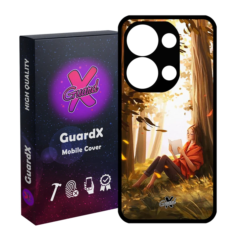 کاور گارد ایکس طرح دختر مدل Glass10276 مناسب برای گوشی موبایل شیائومی Poco X6 5G / Note 13 Pro 5G