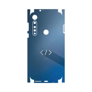 MAHOOT Minimal Coding icon-FullSkin Cover Sticker for Motorola One Vision Plus