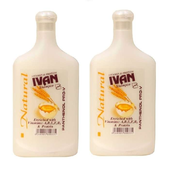 شامپو مو  ایوان مدل پروتئینه و ویتامینه حجم 250 میلی لیتر مجموعه 2 عددی