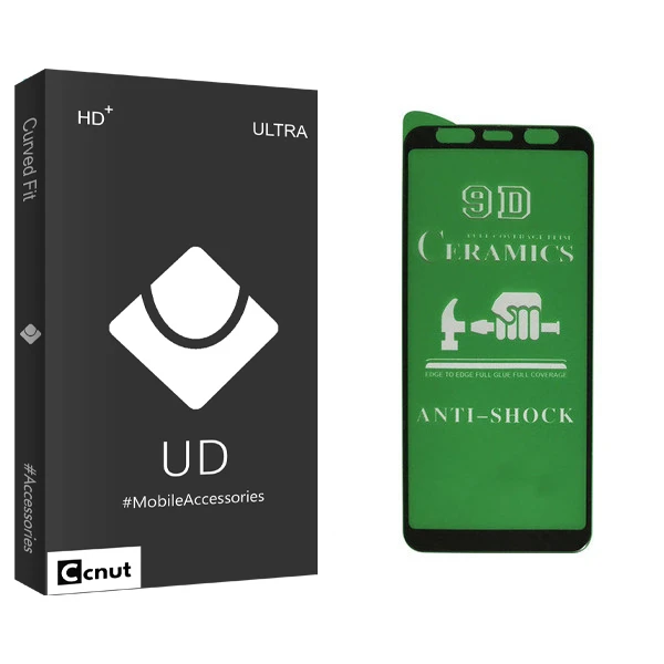 محافظ صفحه نمایش سرامیکی کوکونات مدل UD Black مناسب برای گوشی موبایل سامسونگ Galaxy J4 Plus