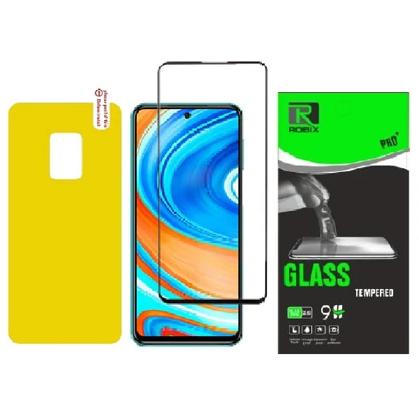 محافظ صفحه نمایش وپشت گوشی روبیکس مدلFL-Note9s مناسب برای گوشی موبایل شیائومی Redmi Note 9S