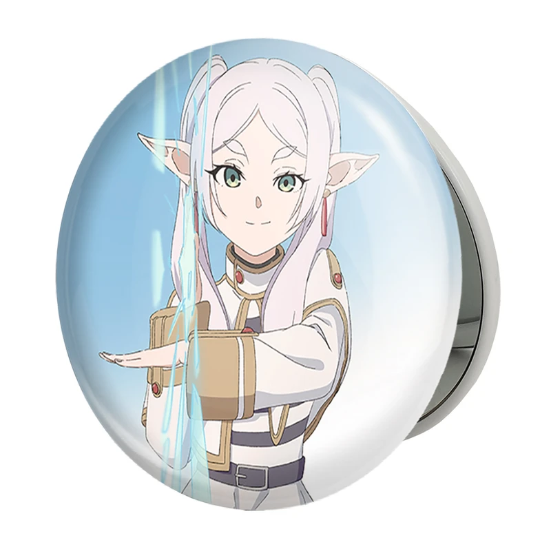 آینه جیبی خندالو طرح انیمه فریرن (Frieren) مدل تاشو کد 33891