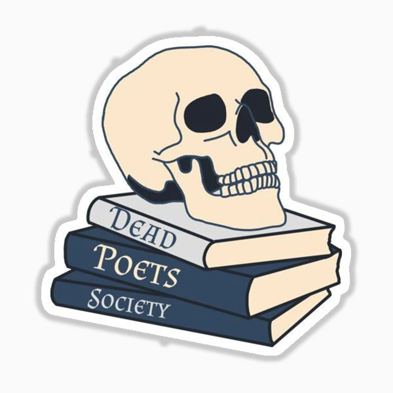 استیکر لپ تاپ و موبایل بووم طرح کتاب مدل اسکلت کد mr8