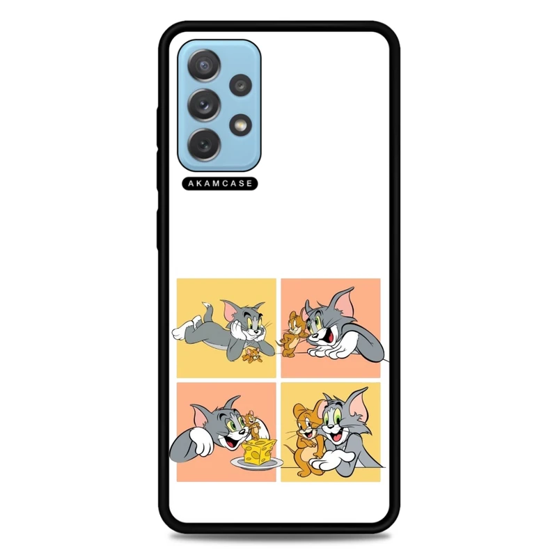کاور آکام مدل AMC-WSGA72-TOM & JERRY8 مناسب برای گوشی موبایل سامسونگ Galaxy A72