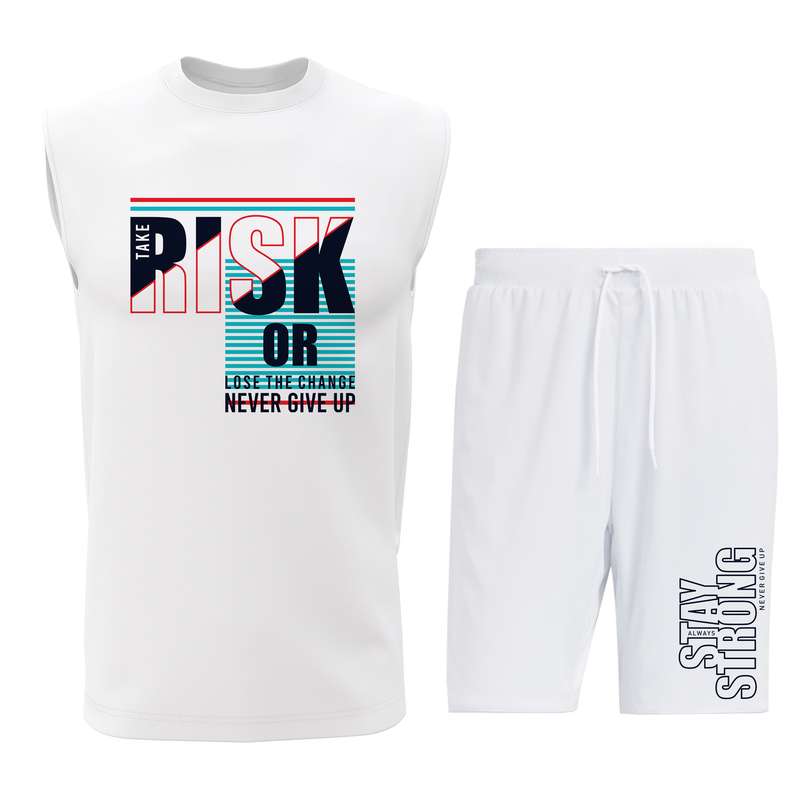 ست تاپ و شلوارک مردانه مدل T136W