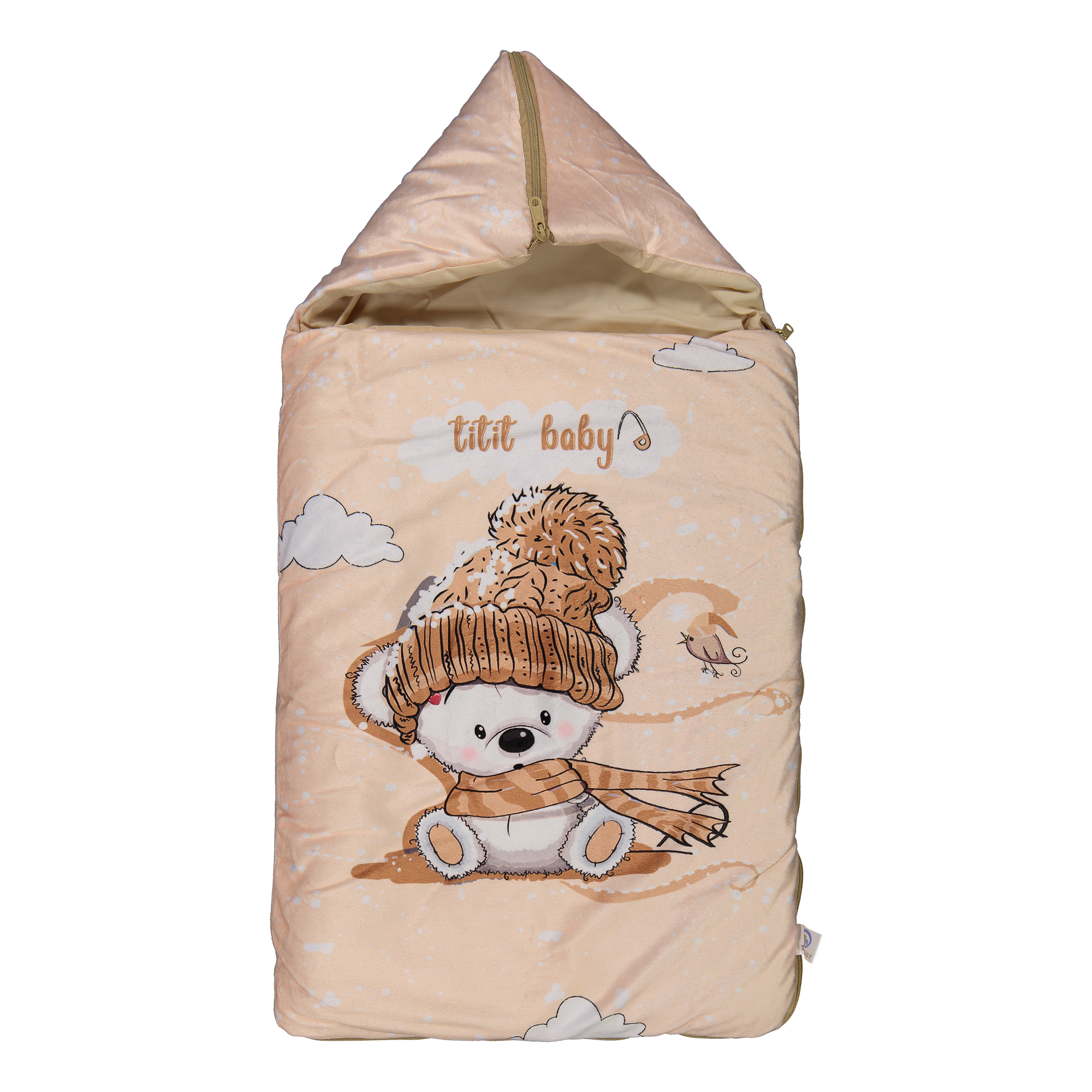 ست 4 تکه سرویس خواب کودک تی تی بیبی کد 001