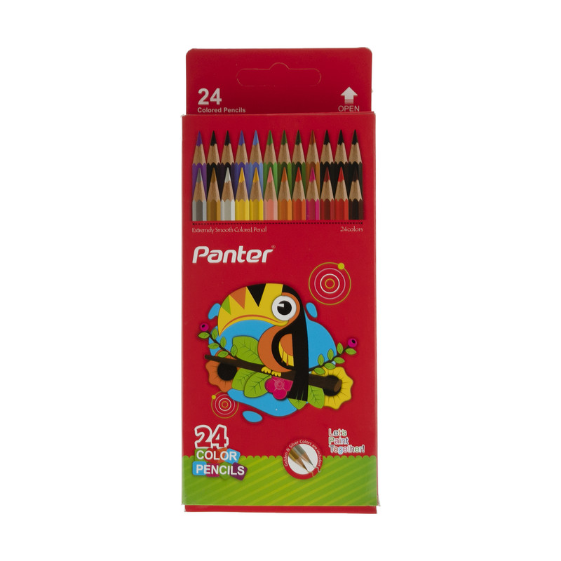 مداد رنگي 24 رنگ پنتر کد PCP103-24