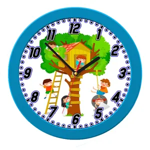 ساعت دیواری کودک مدل پارک درخت