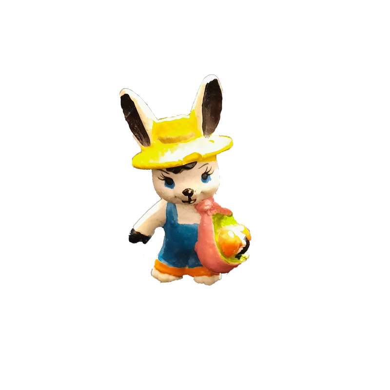 مجسمه مدل خرگوش کلاه دار 04