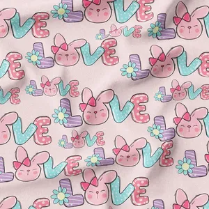  پارچه ملحفه پارچه باما مدل مخمل طرح لاو کد 5011845