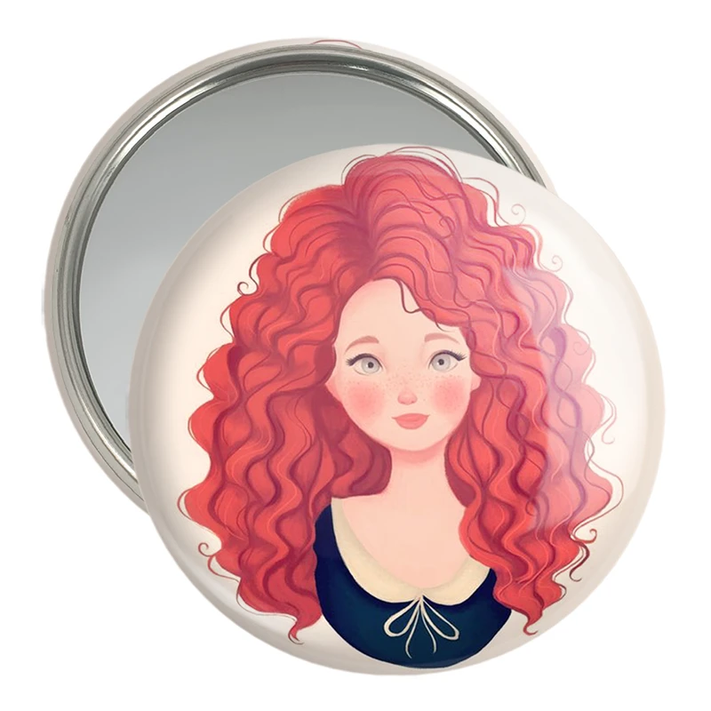 آینه جیبی خندالو مدل انیمیشن دلیر  Brave  کد 1679