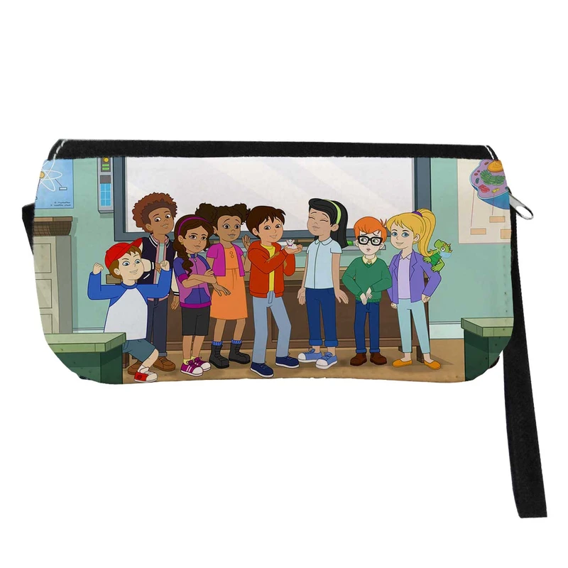   جامدادی مدل دوزیپ طرح انیمیشن سفرهای علمی کد NI790