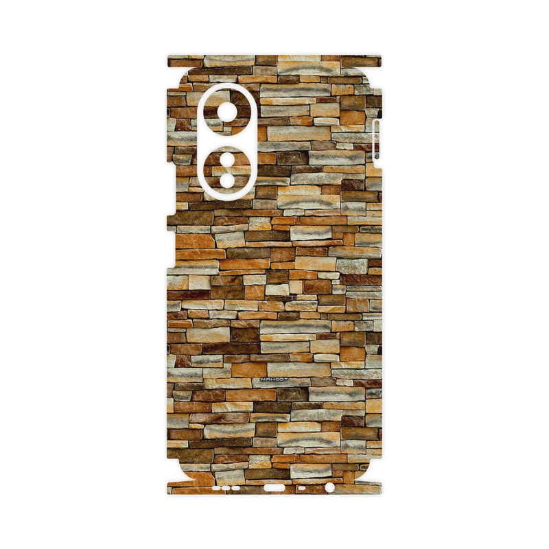 برچسب پوششی ماهوت مدل brickwall-FullSkin مناسب برای گوشی موبایل اپو A58 4G