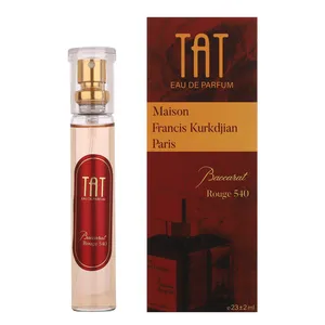عطر جیبی تات مدل Baccarat Rouge با رایحه تند و گرم حجم 25 میلی لیتر