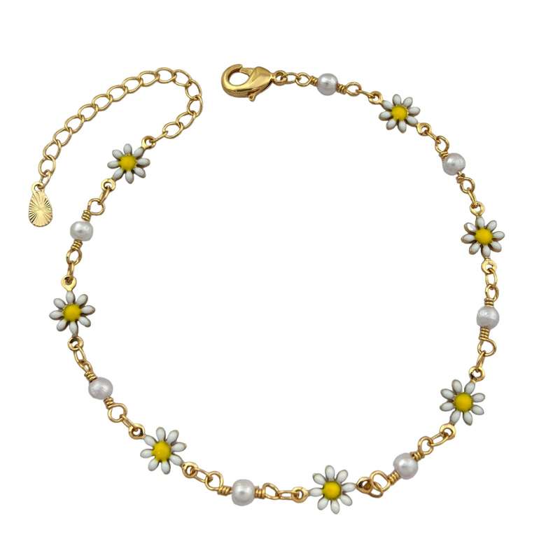 پابند زنانه وای اس ایکس مدل گل کد A4511 پابند زنانه وای اس ایکس مدل گل کد A4511