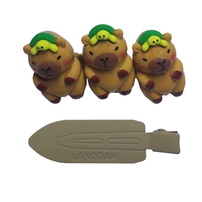 گیره مو دخترانه یوآنودیوم طرح خرس مجموعه 2 عددی