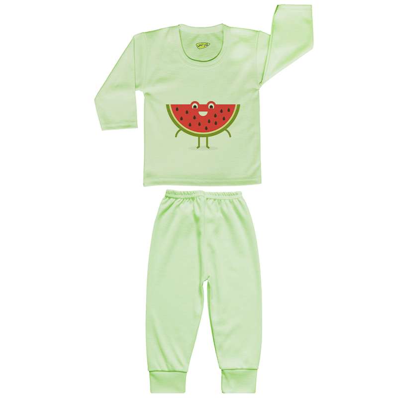 ست تی شرت و شلوار نوزادی کارانس طرح هندوانه مدل SBSG-4003