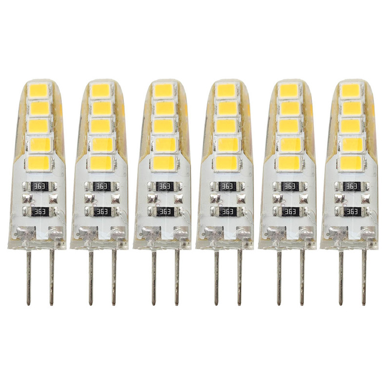 لامپ ال ای دی 3 وات مدل سوزنی ژله ای پایه G4 مجموعه 6 عددی