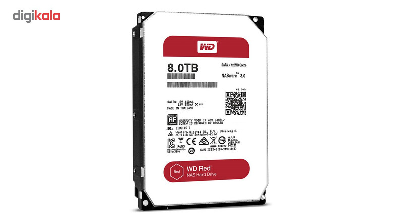 هارددیسک اینترنال وسترن دیجیتال مدل WD80EFZX - هشت ترابایت
