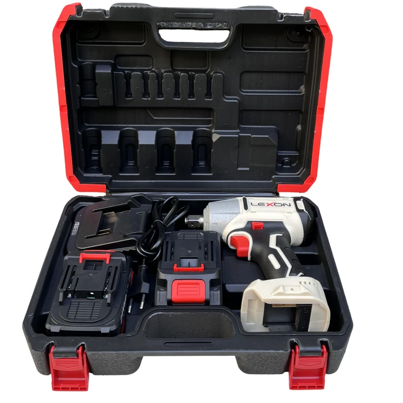 آچار بکس شارژی لکسون مدل LE-9902 درایو 1/2 اینچ مجموعه 4 عددی