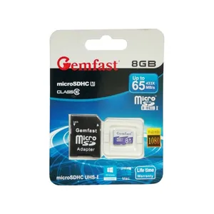 کارت حافظه microSD جم فست مدل HC کلاس 10 استاندارد SDA2.0-3.0 سرعت 65MBps ظرفیت 8 گیگابایت به همراه آداپتور SD 