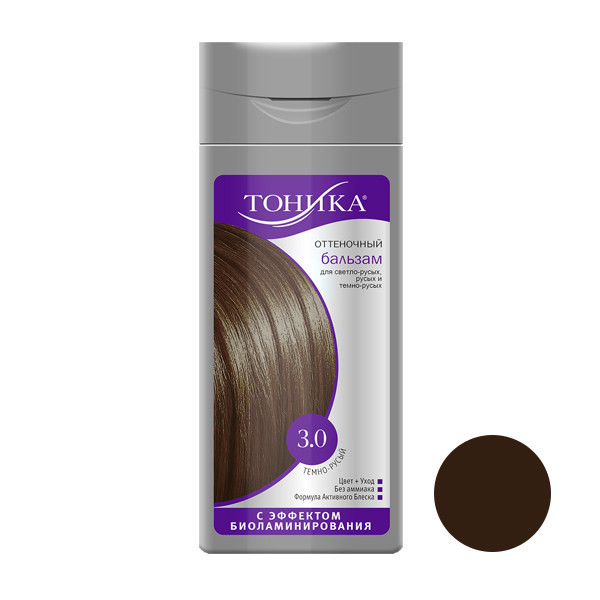 شامپو رنگساژ مو تونیکا مدل 2442 حجم 150 میلی لیتر رنگ قهوه ای تیره