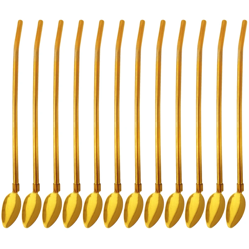قاشق شربت خوری مدل ترلان کد T120 بسته 12 عددی