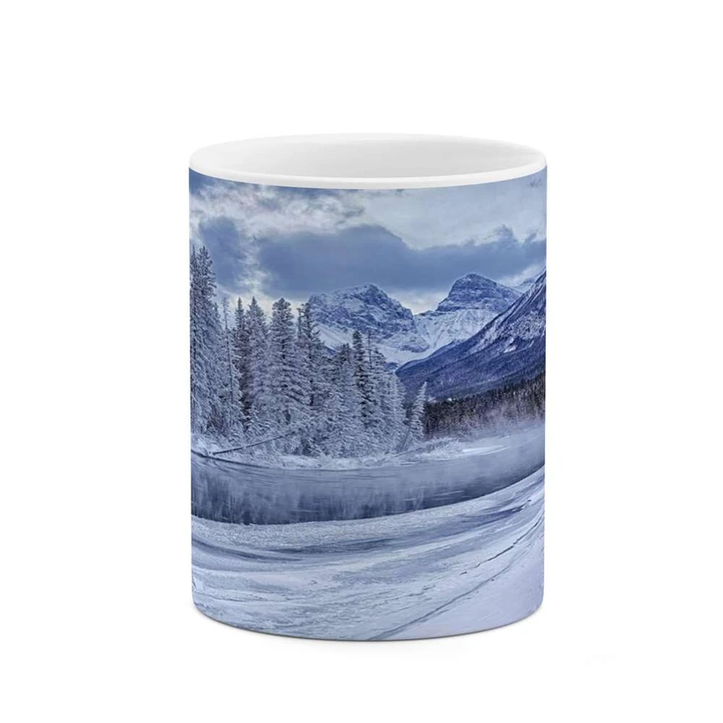 ماگ کاکتی مدل منظره برفی کد mgh15014