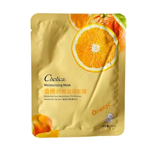 ماسک صورت چلیکا مدل پرتقالی حجم 25 میلی لیتر بسته 4 عددی