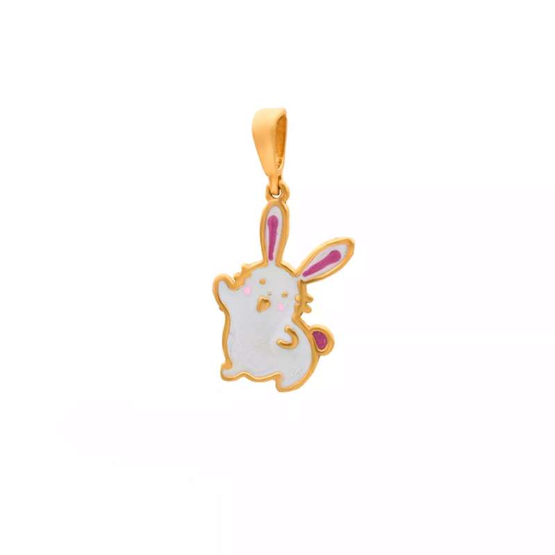 آویز گردنبند طلا 18 عیار دخترانه گالری روبی مدل خرگوش آویز گردنبند طلا 18 عیار دخترانه گالری روبی مدل خرگوش