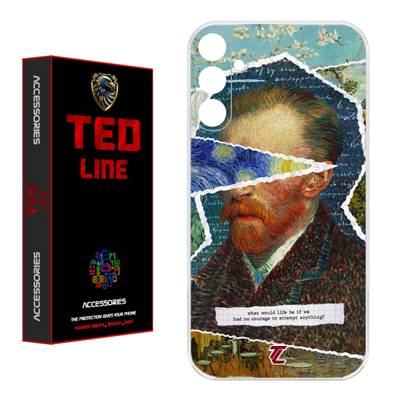 کاور تد لاین طرح ونگوگ کد 1115 مناسب برای گوشی موبایل سامسونگ Galaxy A14