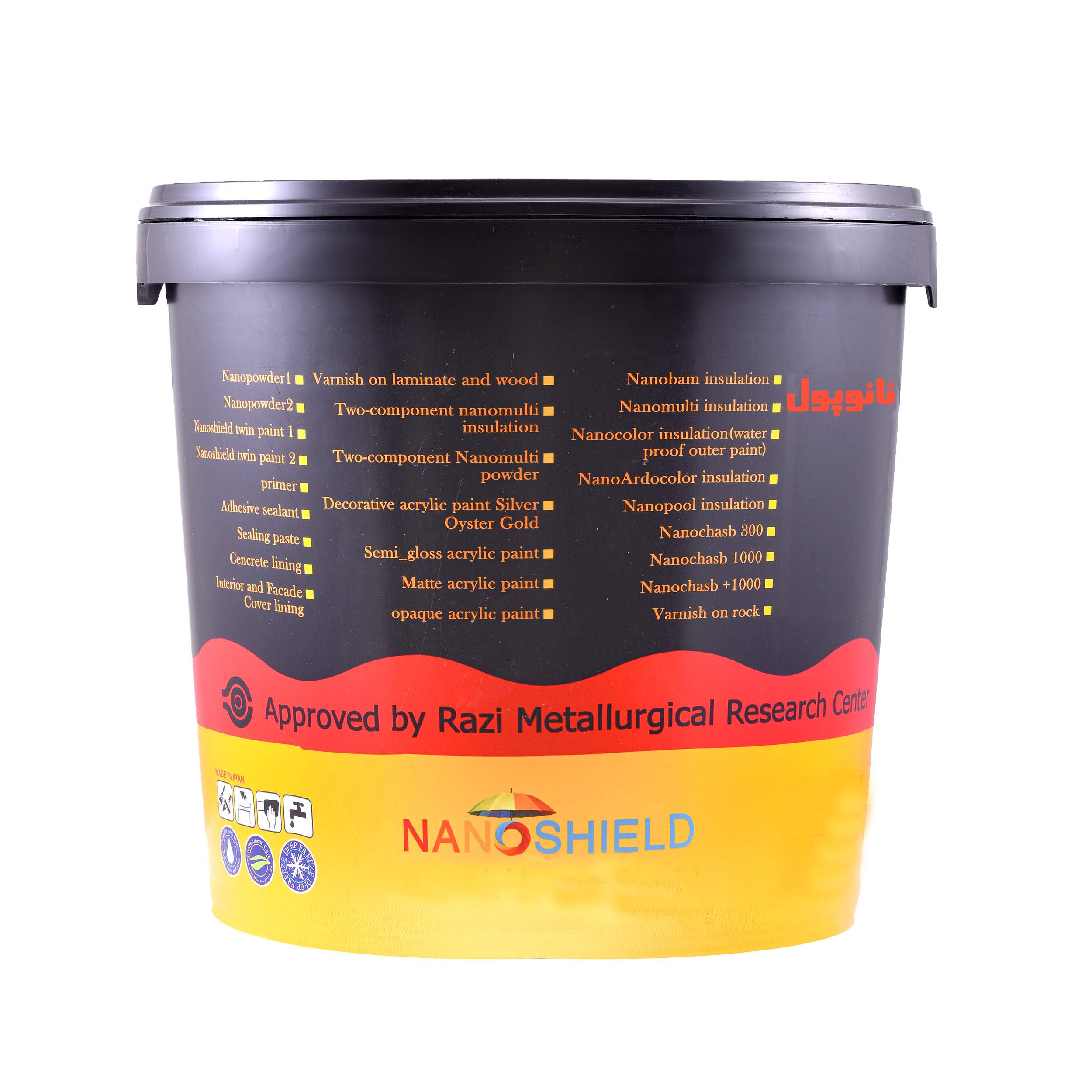 عایق رطوبتی نانوشیلد مدل نانوپول کد NSNP-24 وزن 24 کیلوگرم
