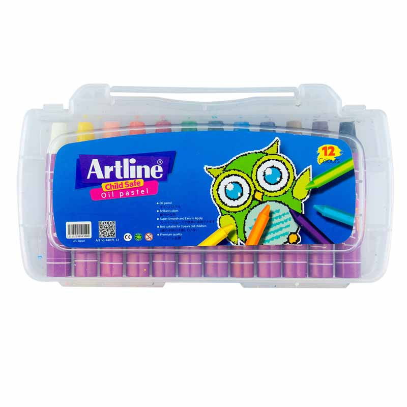 پاستل روغنی 12 رنگ آرت لاین کد 127510