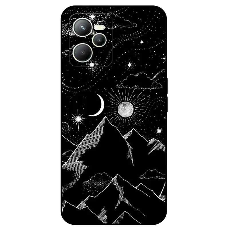 کاور مگافون طرح کوه مدل 8078 مناسب برای گوشی موبایل ریلمی C35