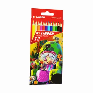 مداد رنگی 12 رنگ لیندن مدل p21
