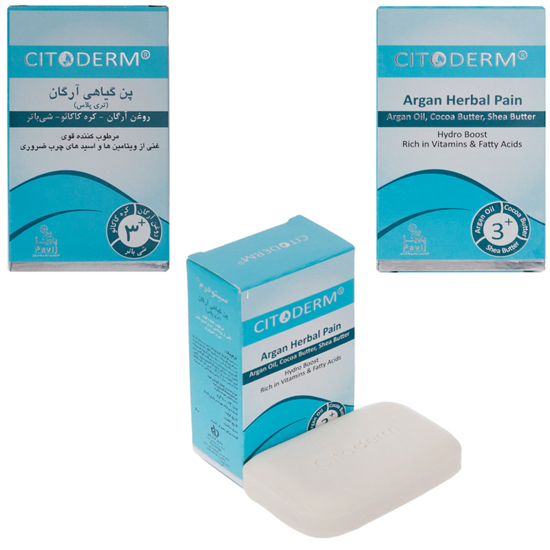 پن شستشو سیتودرم مدل آرگان تری پلاس وزن 100 گرم مجموعه 3 عددی