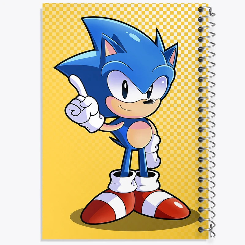 دفتر نت موسیقی 50 برگ خندالو مدل سونیک (Sonic) کد 37023