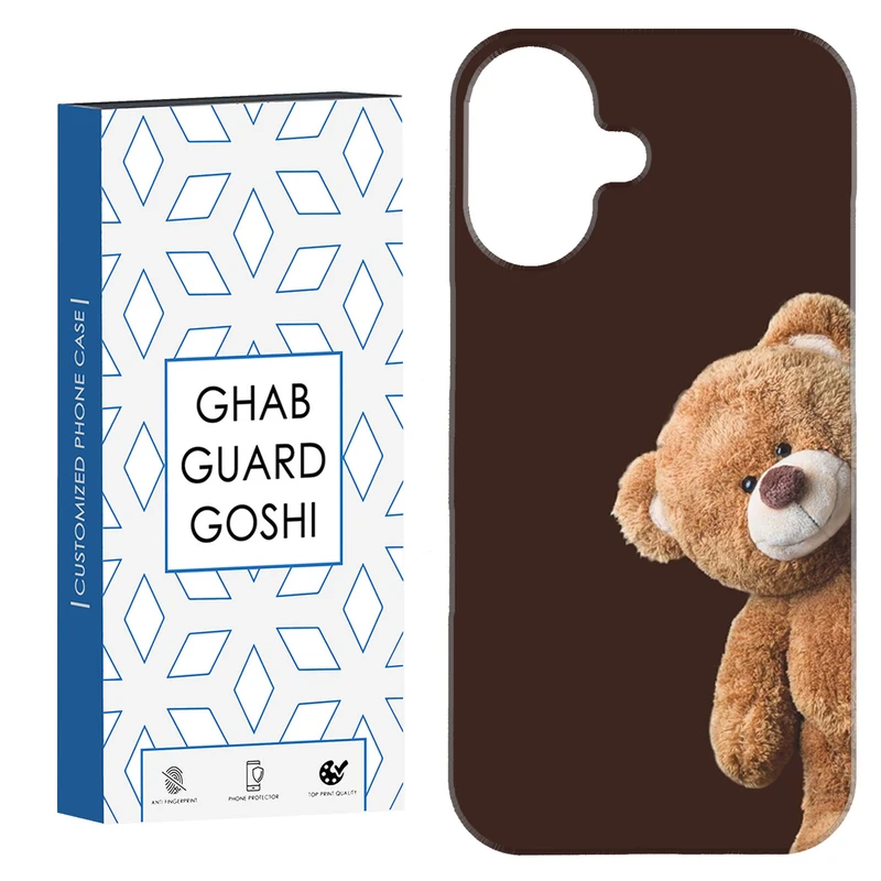 کاور قاب گارد گوشی طرح تدی کد Dimo-387 مناسب برای گوشی اپل Iphone 16     